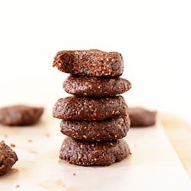 Chocolate Hazelnut No-Bake Cookies