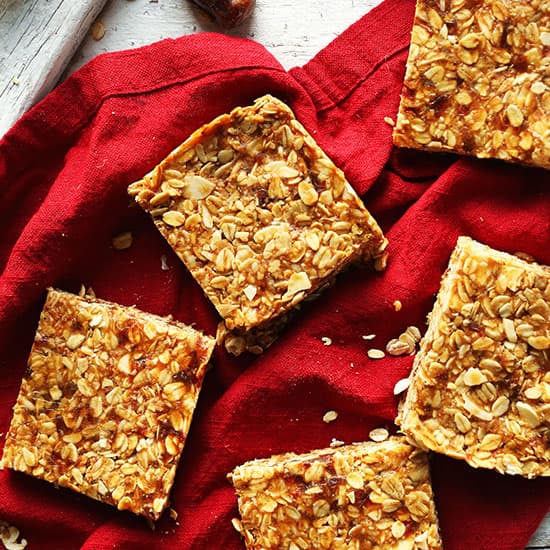 Crunchy Peanut Butter Granola Bars