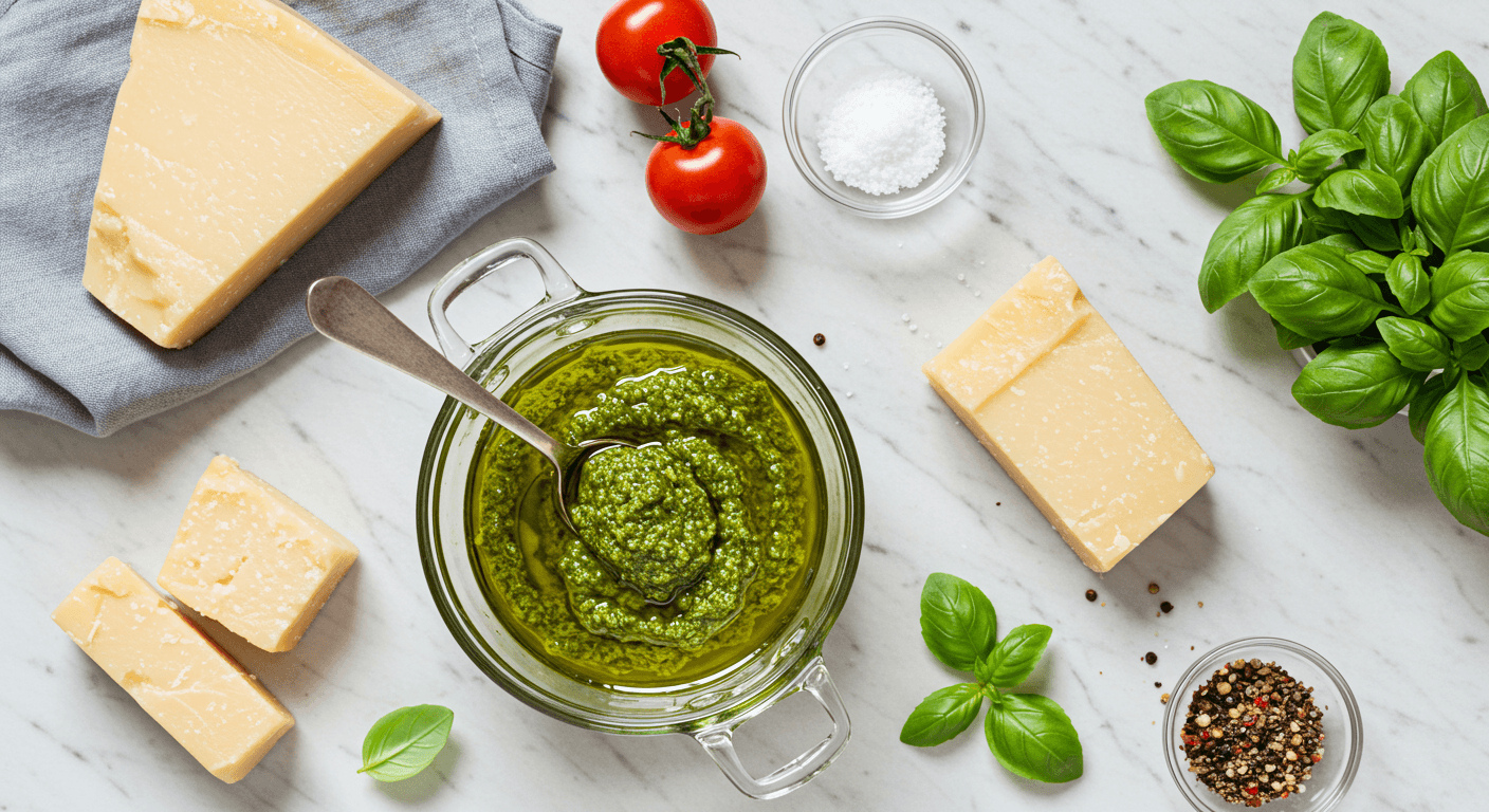 The Best Pesto alla Genovese (Classic Basil Pesto Sauce)