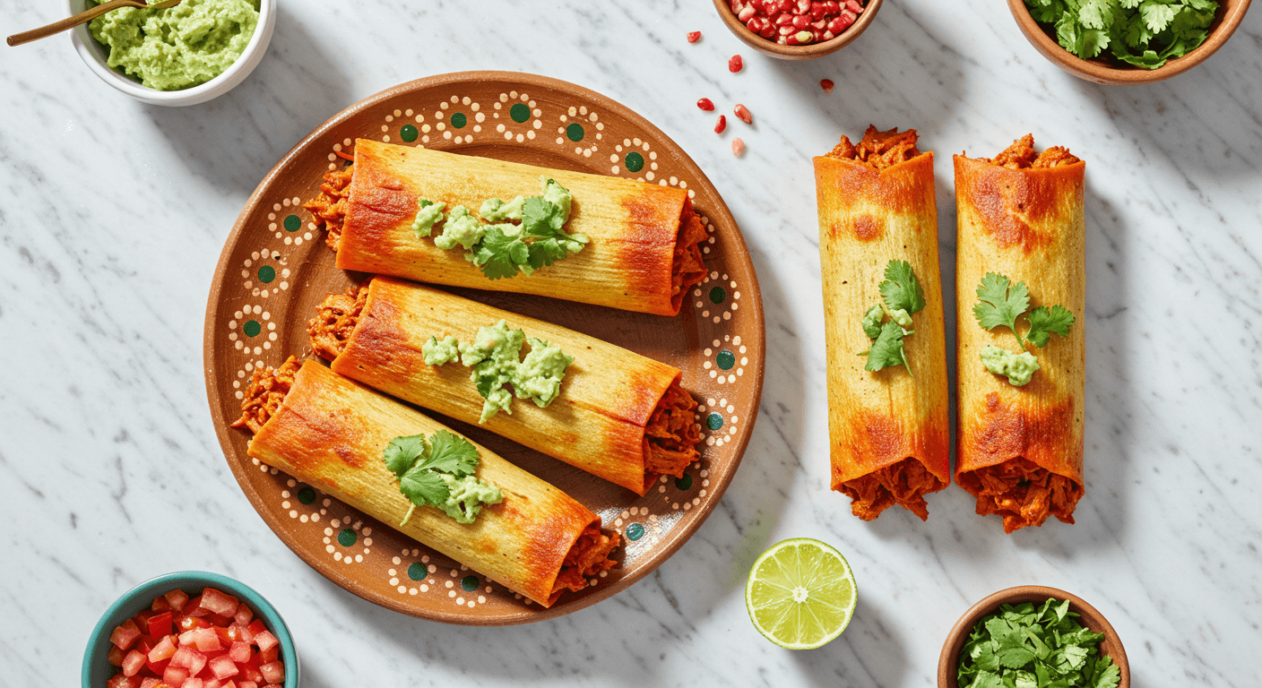 Tamales Rojos de Puerco (Red Pork Tamales)