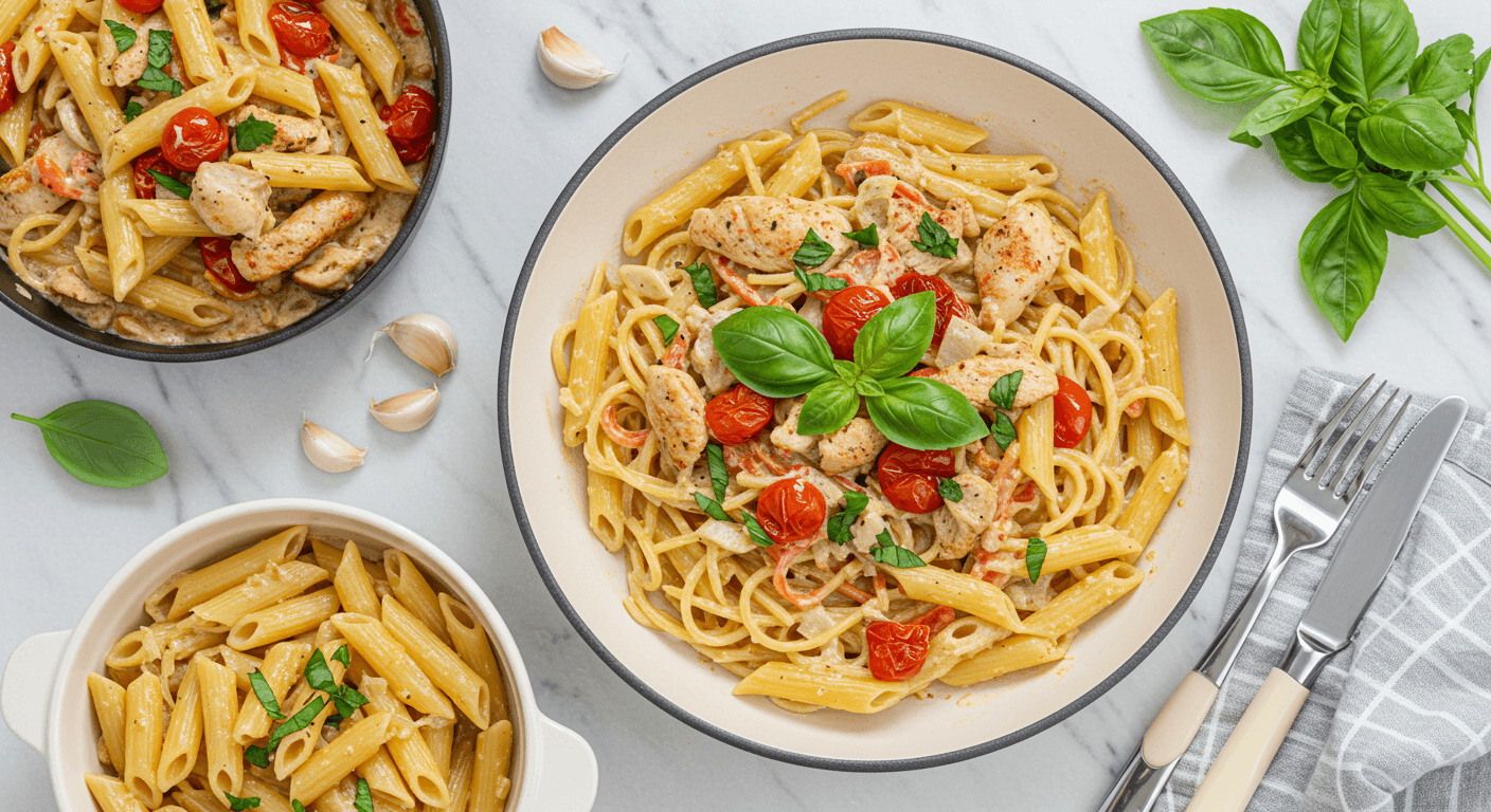 Creamy Tuscan Chicken Pasta