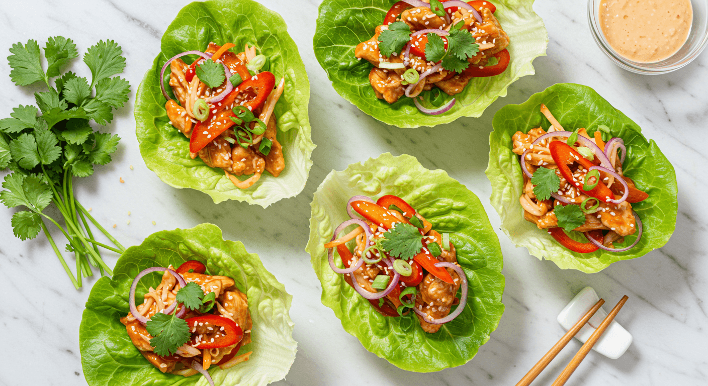 Homemade P.F. Chang's Style Chicken Lettuce Wraps