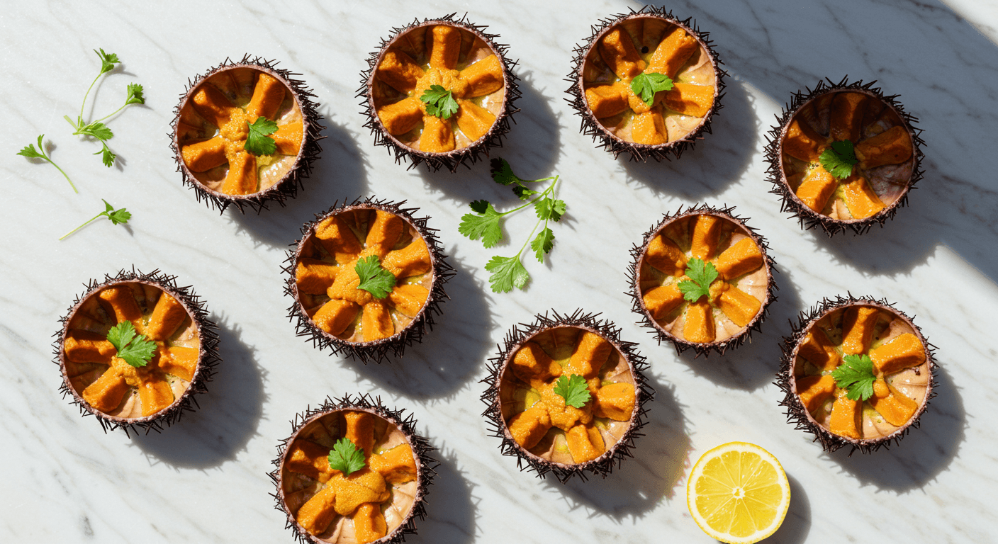 Le Bernardin-Inspired Sea Urchin & Citrus Gelee Toast
