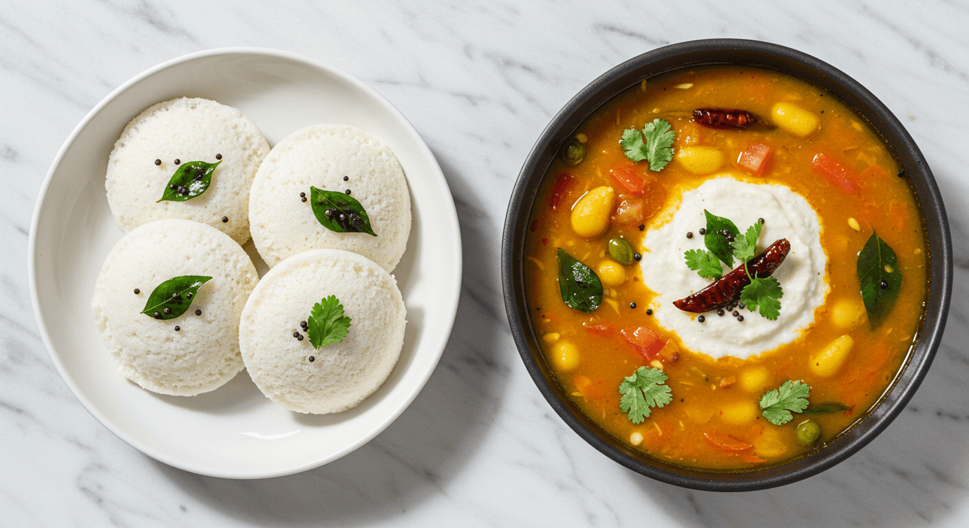 Gaggan's Deconstructed Idli Sambhar: Home Chef Edition