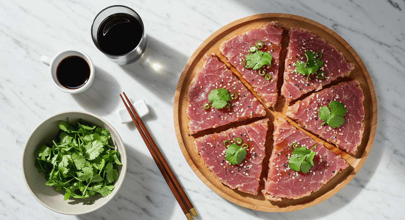 Masa-Inspired Seared Tuna Tataki