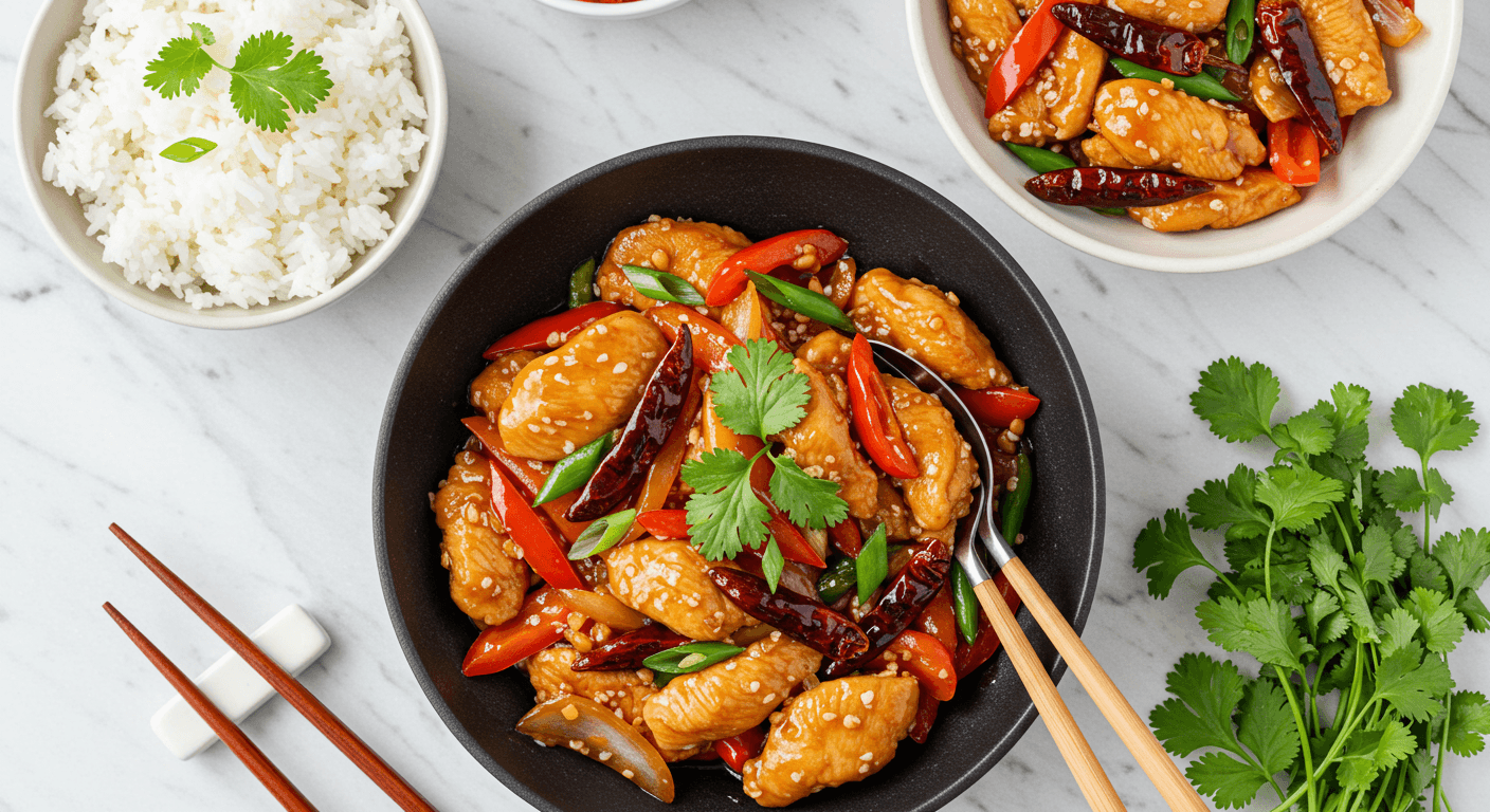 Homemade P.F. Chang's Style Kung Pao Chicken