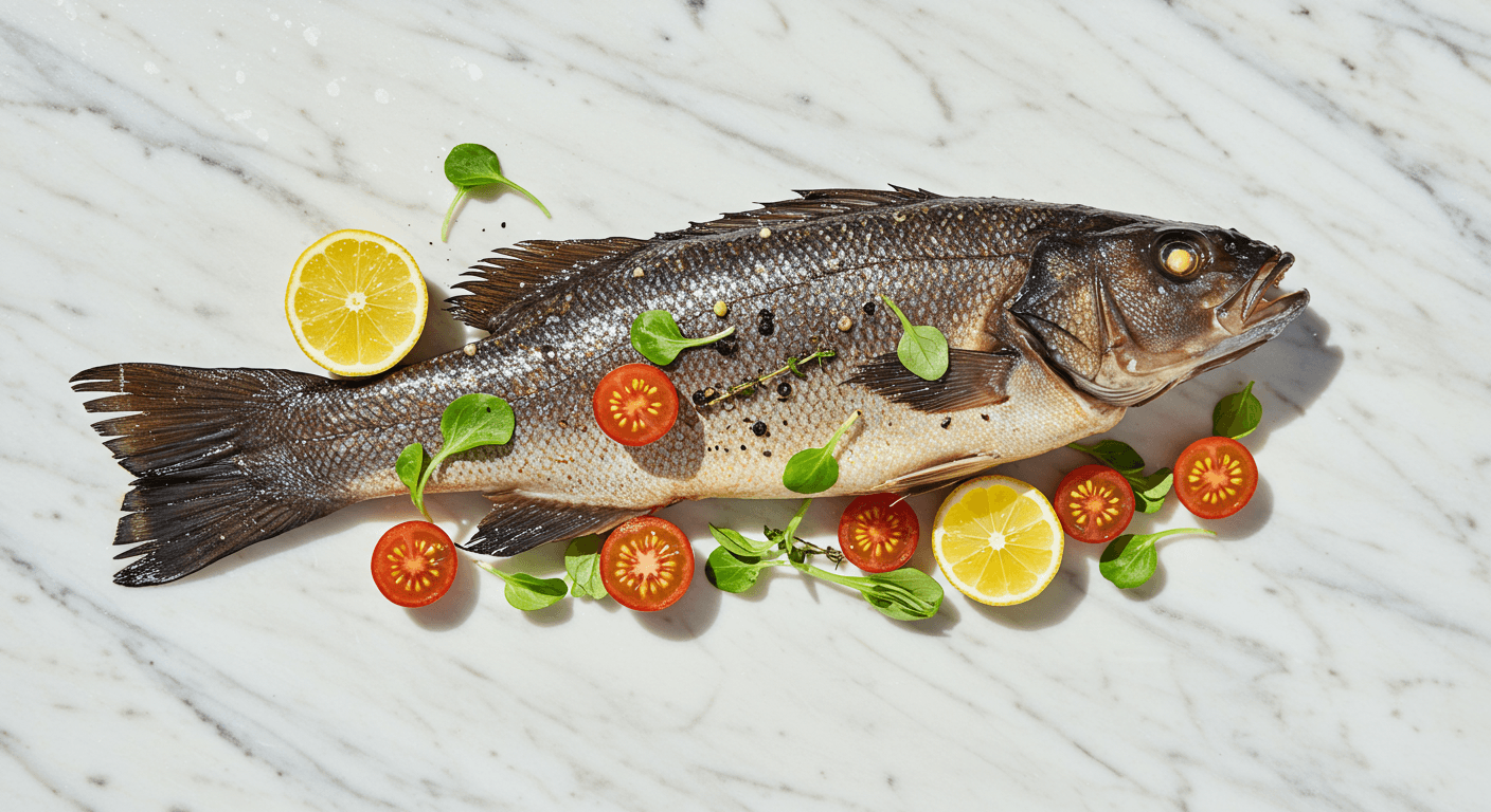 Le Bernardin-Inspired Crispy Sea Bass & Chorizo Vinaigrette