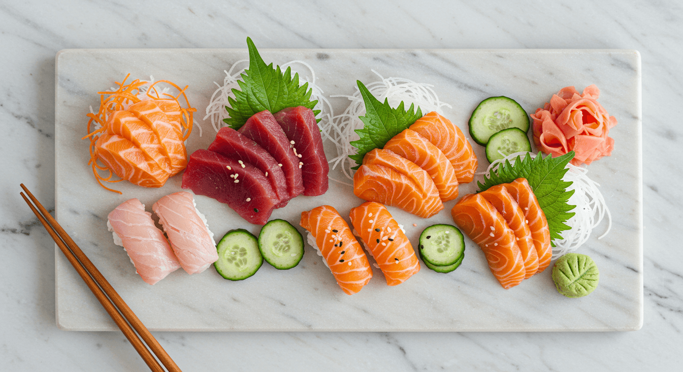 Masa-Inspired Pristine Home Sashimi Platter