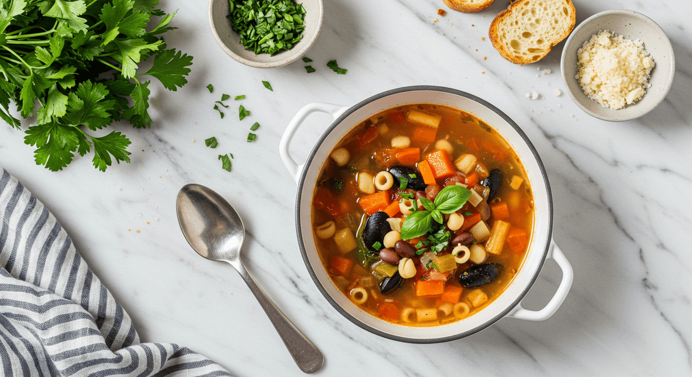 Homemade Olive Garden Minestrone Soup