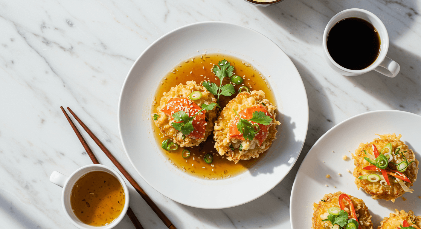 Homemade Nobu-Inspired Snow Crab Tempura with Sweet Ponzu