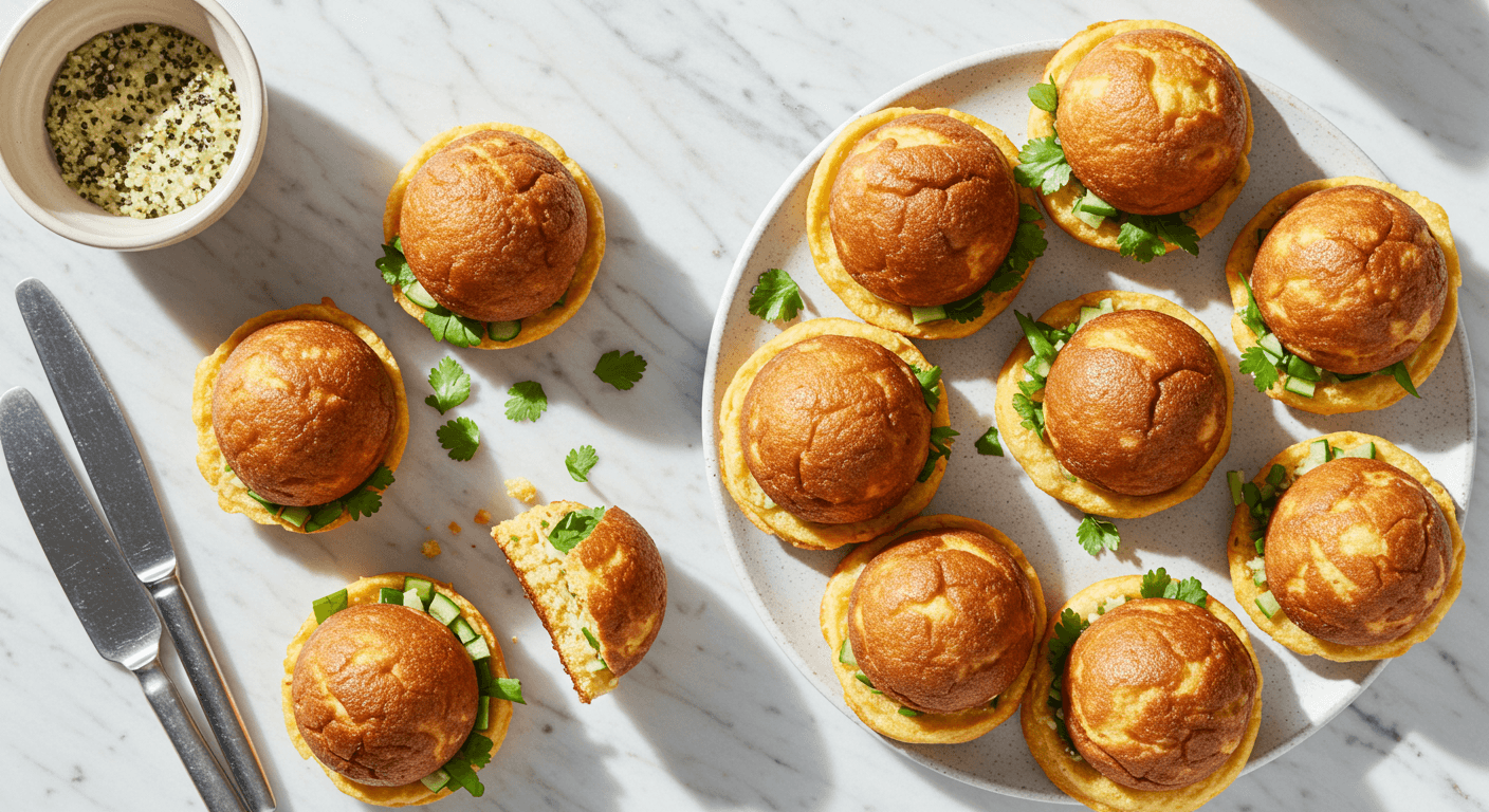 Noma-Inspired Savory Herb & Parmesan Aebleskiver