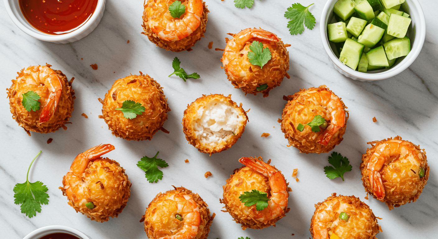 Homemade Red Lobster-Style Coconut Shrimp Bites with Piña Colada Sauce