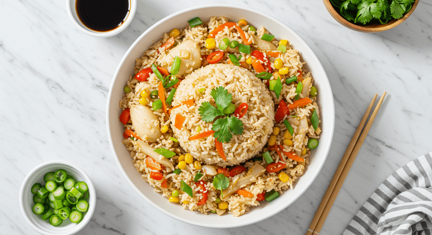 Panda-Inspired Perfect White Steamed Rice