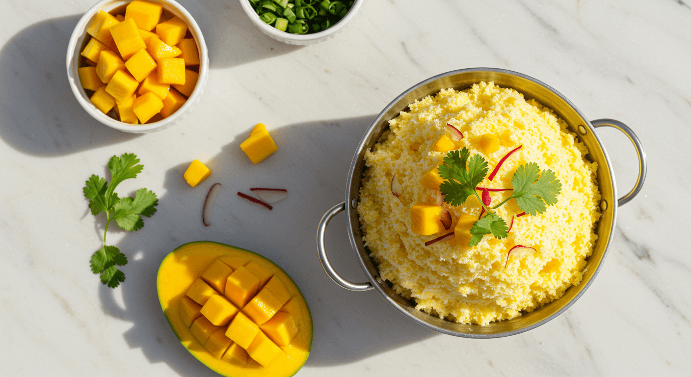 Homestyle Gaggan's Mango Cloud