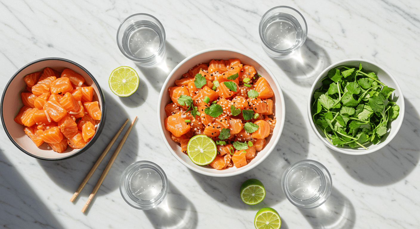 Homemade Masa-Inspired Sake Flight