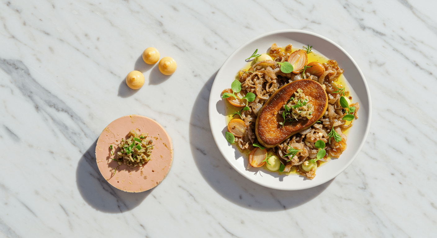 Alinea-Inspired Seared Duck & Onion Symphony