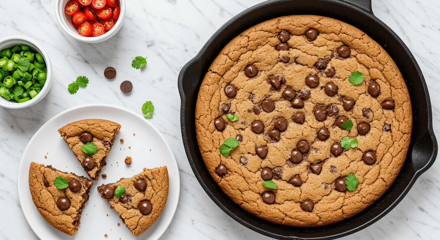 Homemade Chili's Skillet Chocolate Chip Cookie