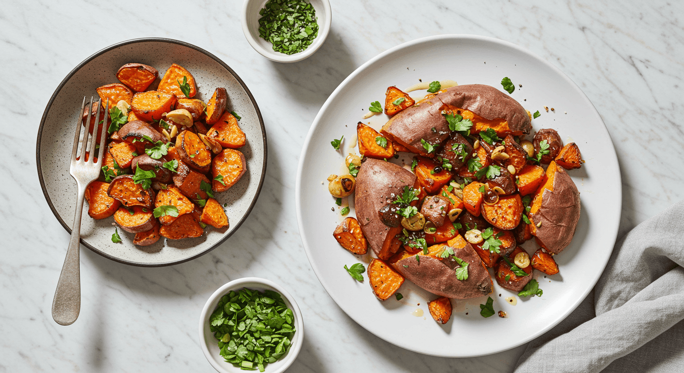 Homemade Ember-Kissed Sweet Potatoes