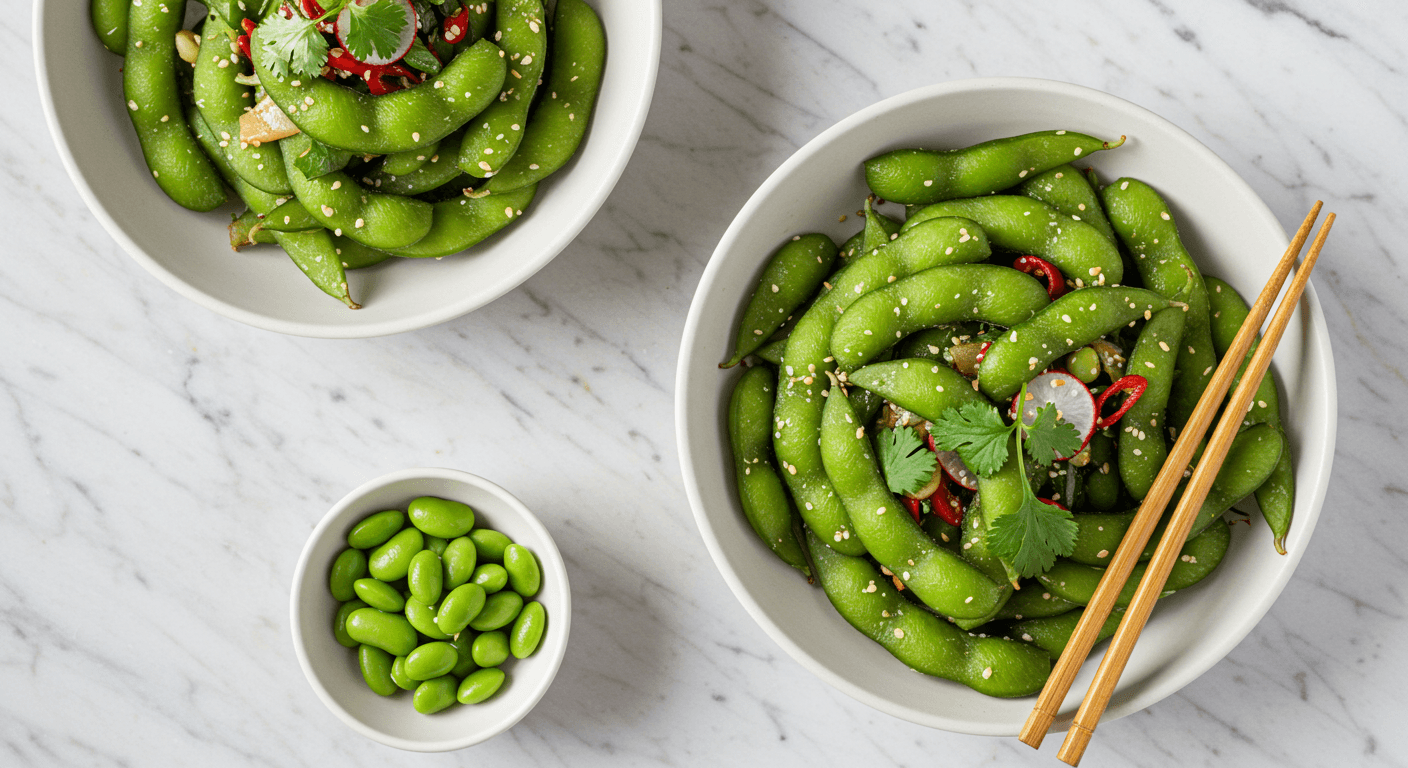Homemade Nobu-Style Steamed Edamame