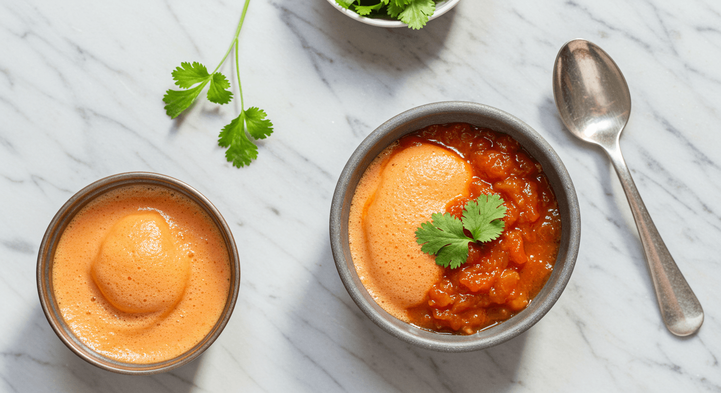 Homemade Gaggan-Inspired Tomato Chutney Cloud