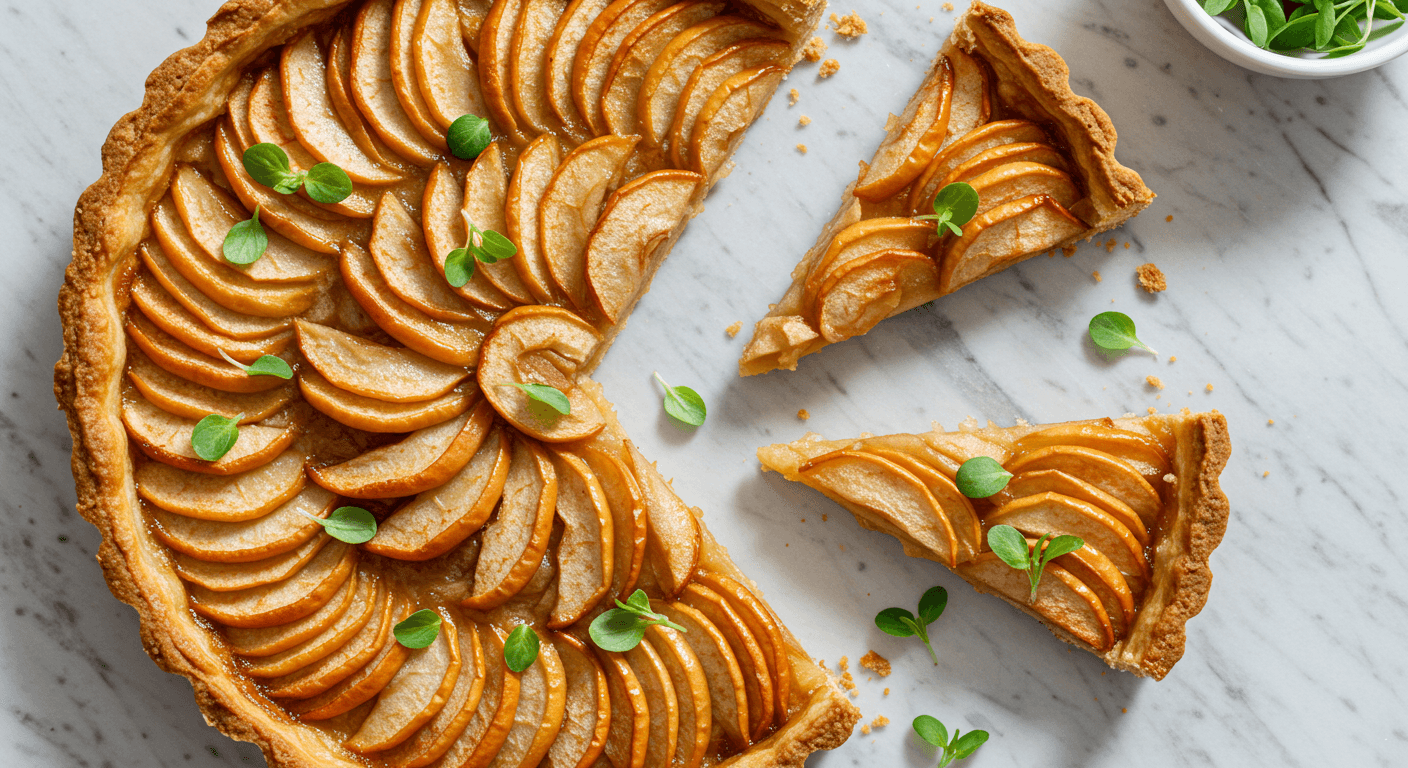 Le Bernardin's Homestyle Apple Tart with Caramelized Crust
