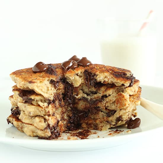 Chocolate Chip Oatmeal Cookie Pancakes 2.0