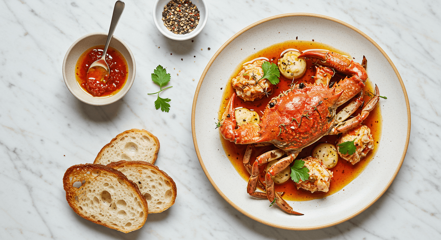 Alinea-Inspired Dungeness Crab with Smoked Paprika & Lemon Butter