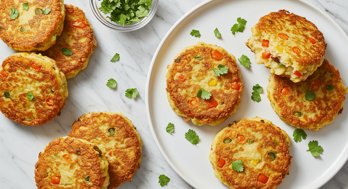 Crispy Golden Arby's Style Potato Cakes
