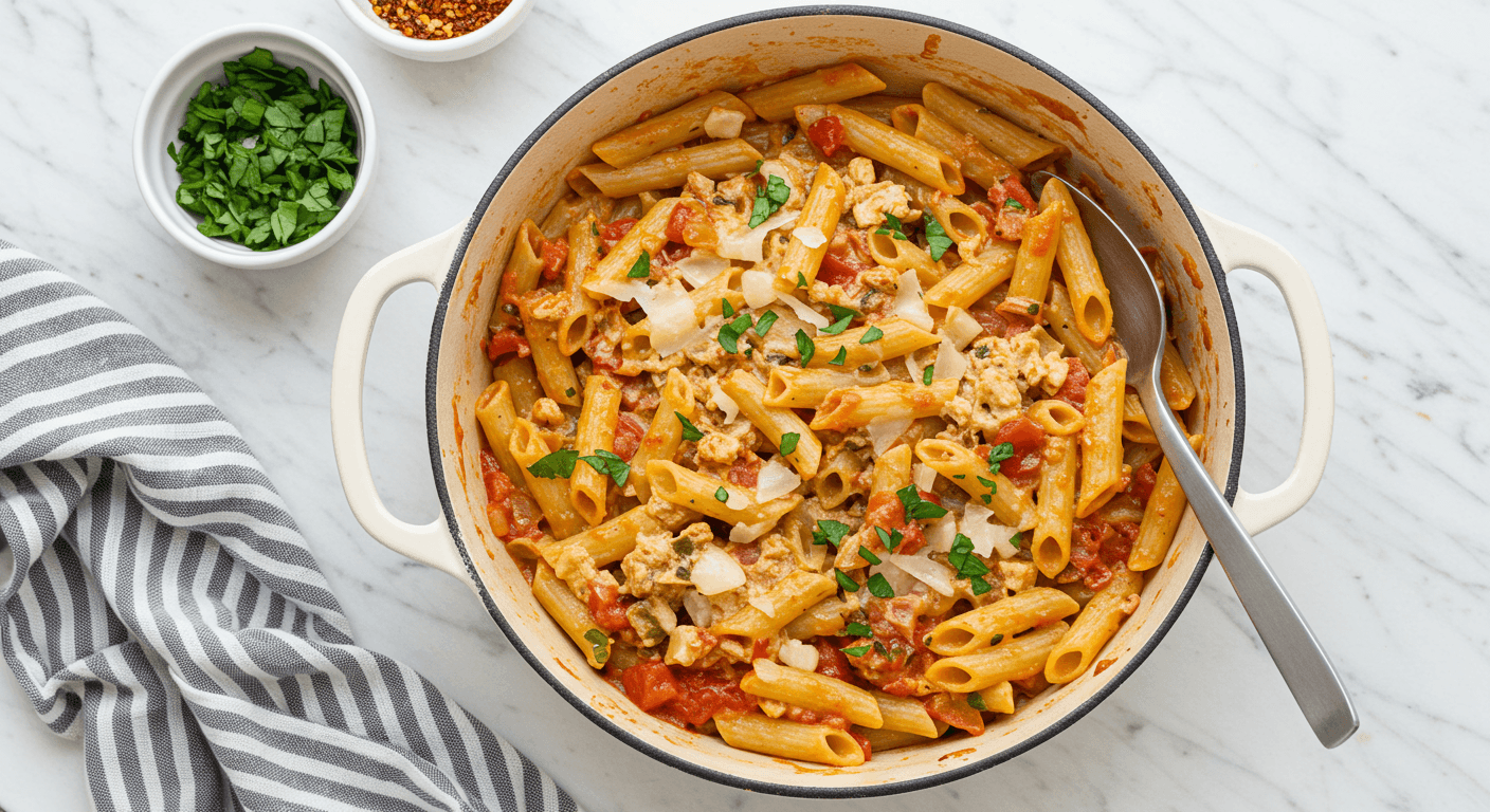 Olive Garden-Style Five Cheese Ziti Bake