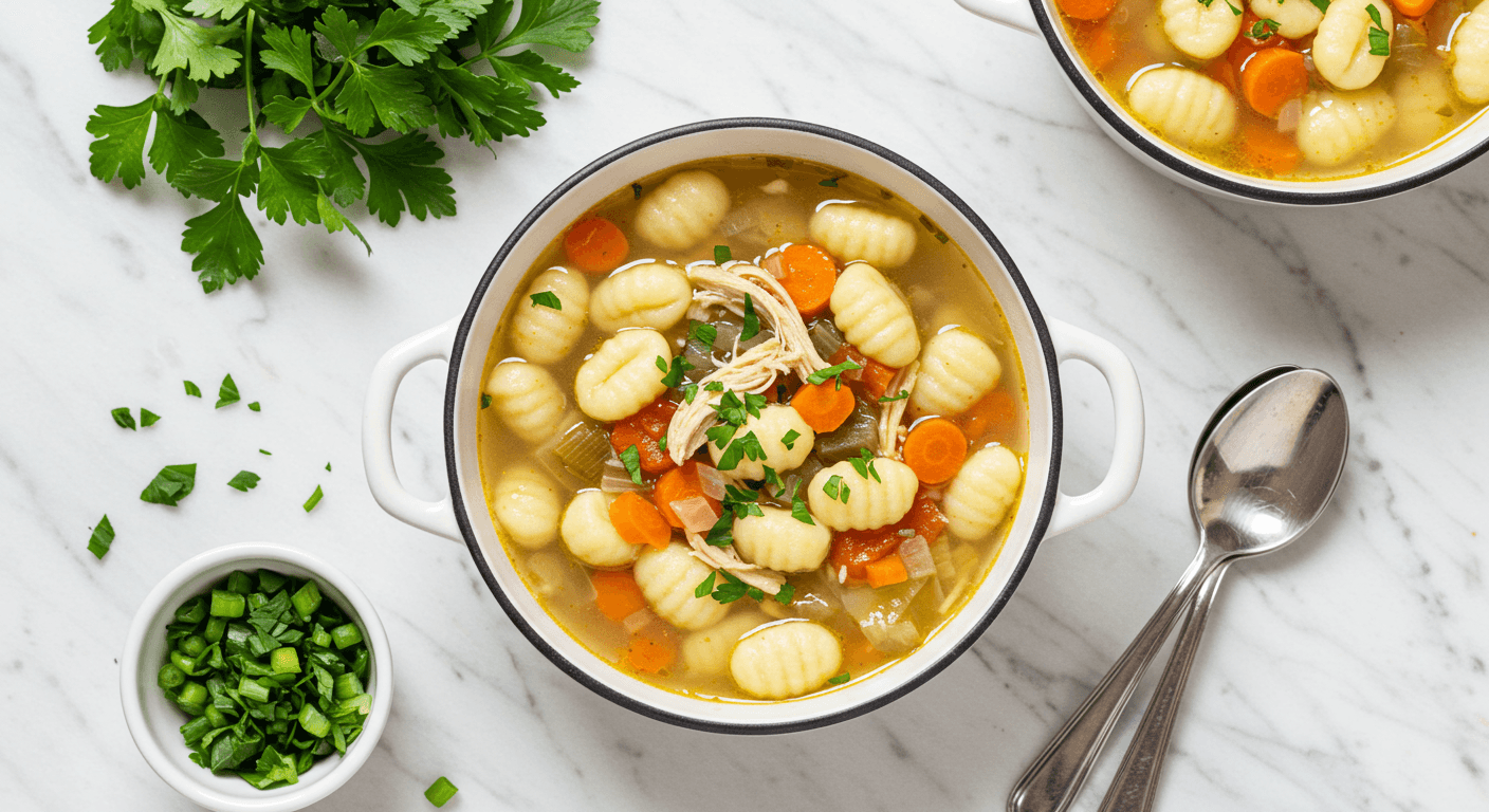Homemade Olive Garden Chicken Gnocchi Soup
