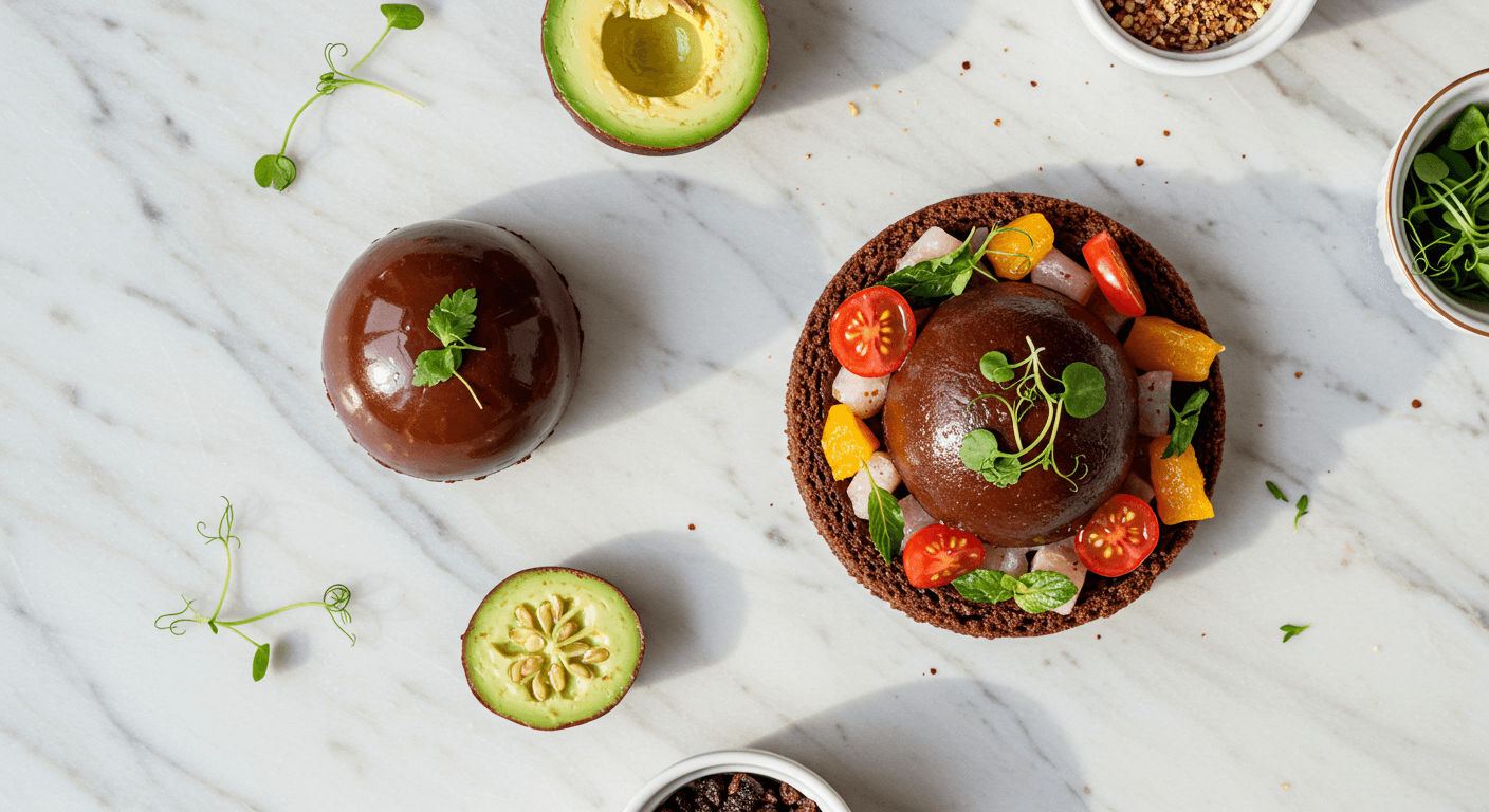 Homemade Le Bernardin-Inspired Chocolate Spheres