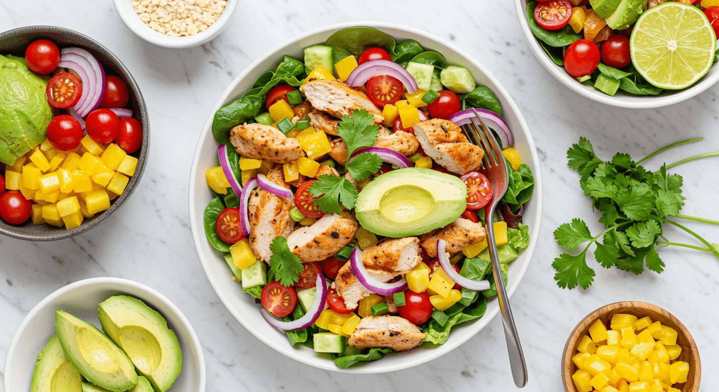 Chili's Copycat Santa Fe Chicken Salad